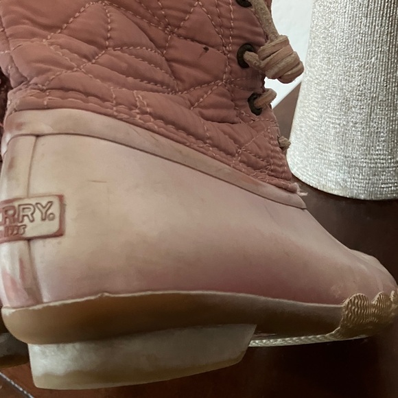 Sperry Kids Pink Lace-Up Boots - Picture 6 of 11